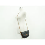Celine Leather Shoulder Bag Pochette Black — view 6