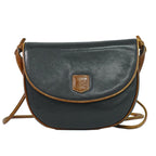 Celine Leather Shoulder Bag Pochette Black