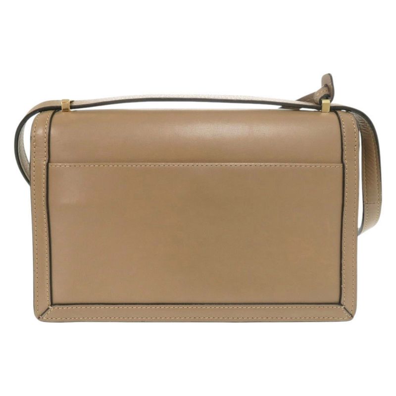 Loewe Barcelona Leather Beige Shoulder Bag 0242 — view 2