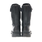 Prada Rodeo Leather Technical Nylon Boots Black 36 1 2 — view 3