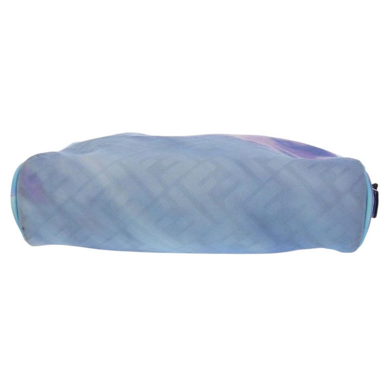 Fendi Zucca Pattern Marble FF Logo Pouch 7 N0116 Fabric Light Blue Second Bag — view 4