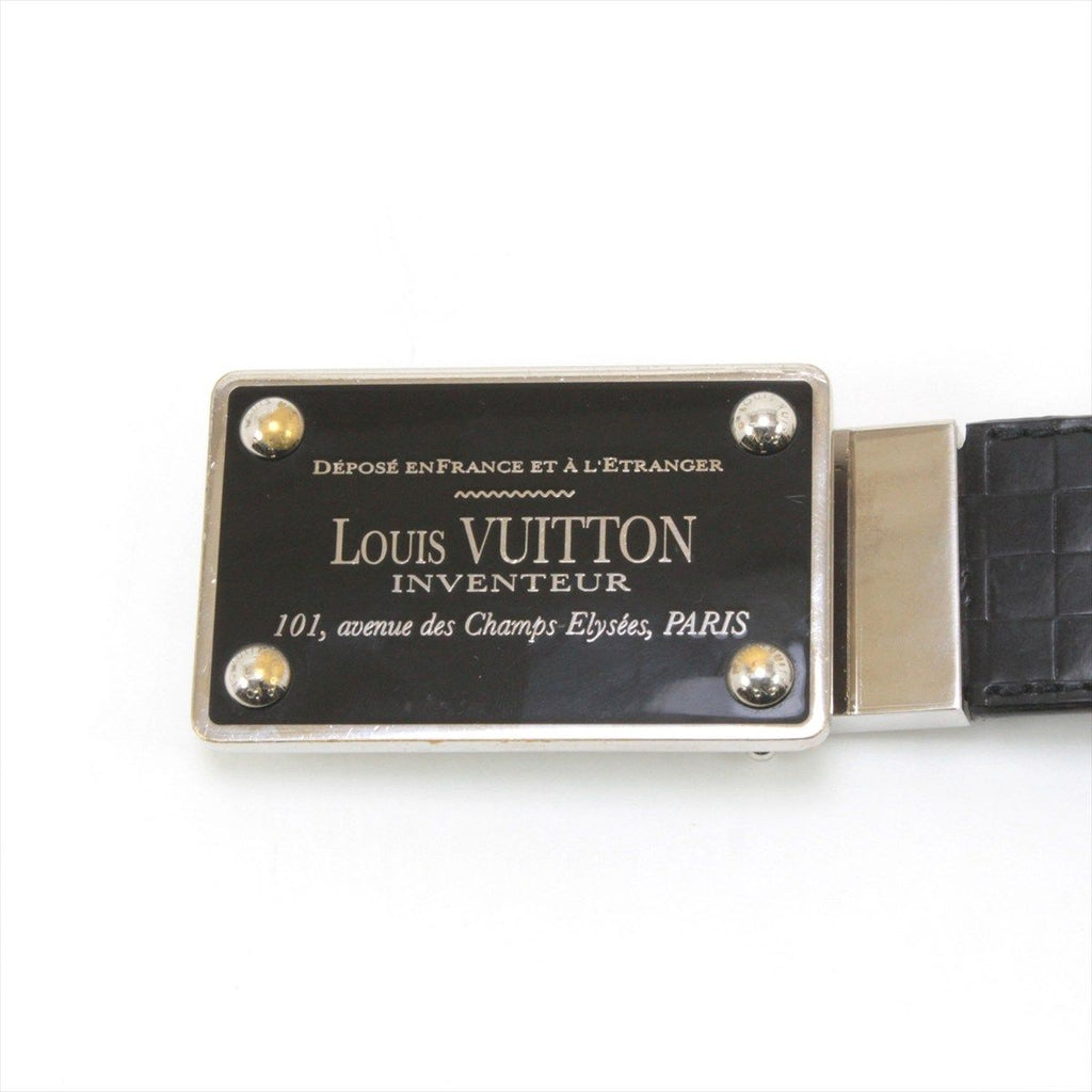 Louis Vuitton Saint Cher Aventour Belt 90-105 cm Black — view 5