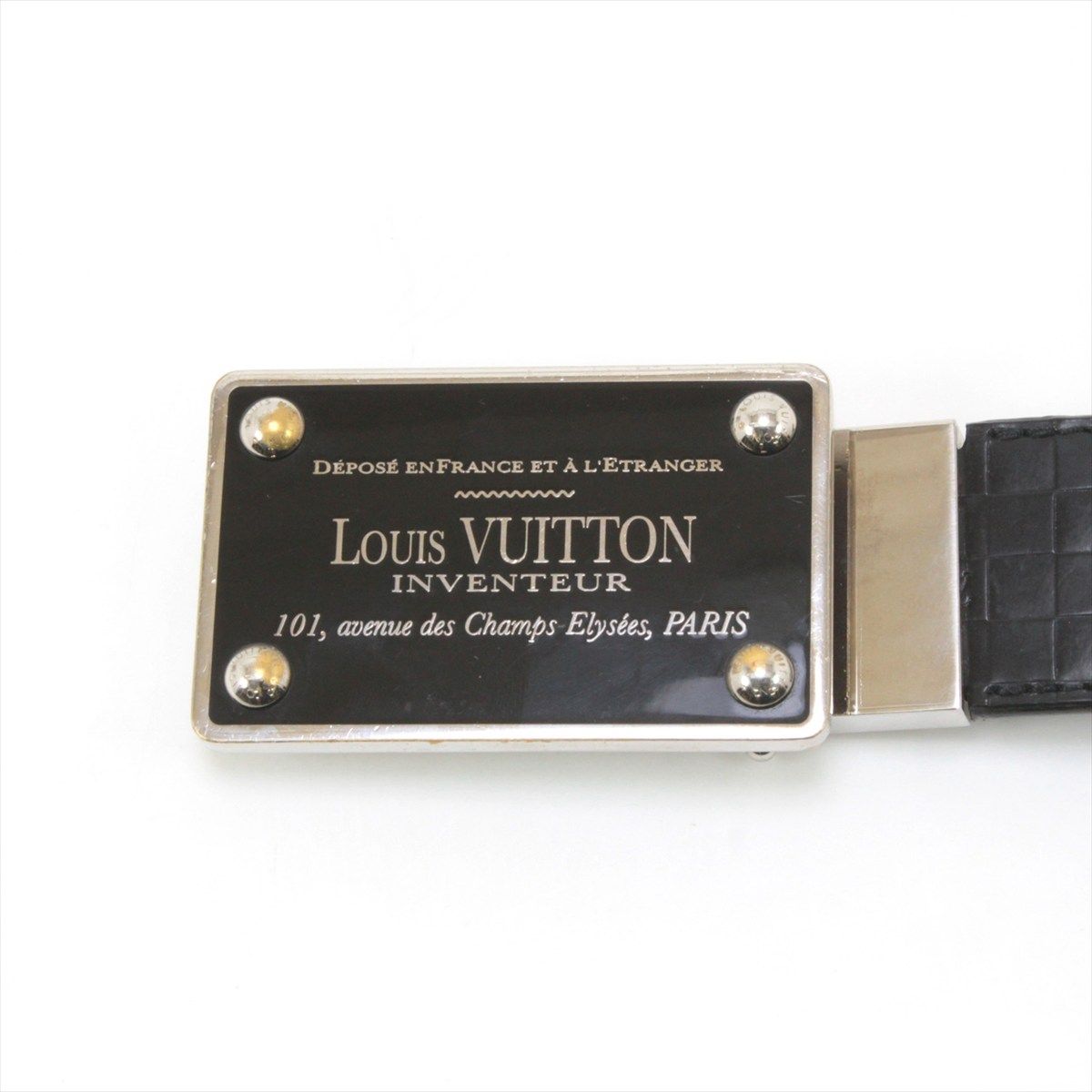 Louis Vuitton Saint Cher Aventour Belt 90-105 cm Black — view 5