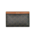 Celine Plain Card Holder Triomphe Tan 10 B702 Bq4