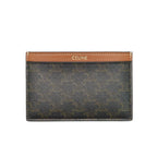 Celine Plain Card Holder Triomphe Tan 10 B702 Bq4 — view 2