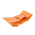 Chanel Petit Portefeuille a Rabat Orange Tri-Fold Wallet — view 6