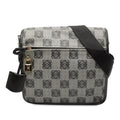 Loewe Anagram Crossbody Bag Grey Black Canvas