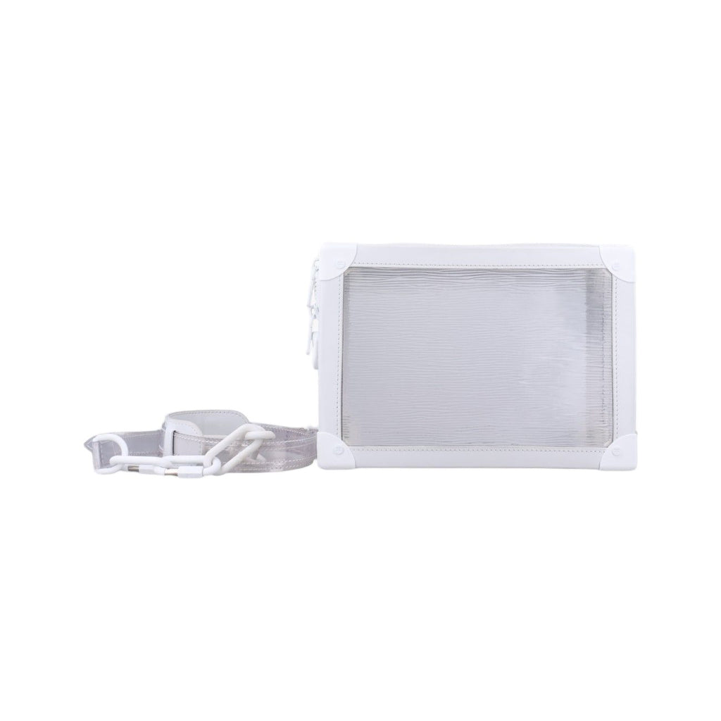 Louis Vuitton Soft Trunk Transparent White Epi Plage