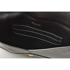 Prada Wallet Chain Long 1 Mf002 Saffiano City Nero Black — view 3