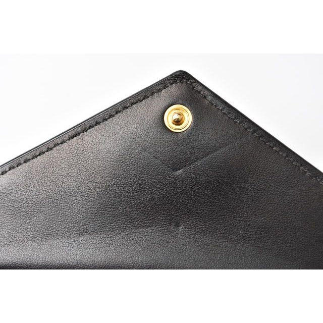 Prada Wallet Chain Long 1 Mf002 Saffiano City Nero Black — view 6