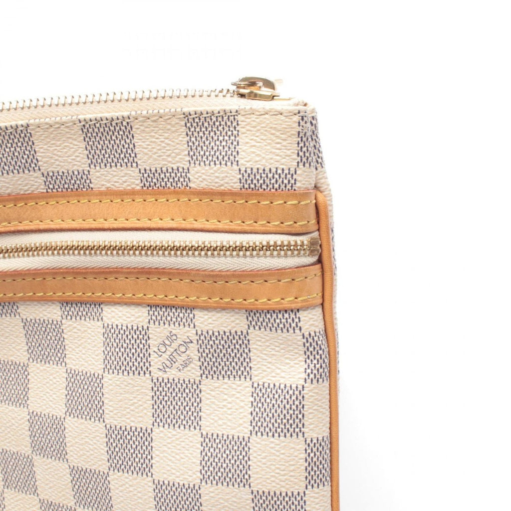 Louis Vuitton Shoulder Bag Pochette Bosfoll Canvas Leather — view 8