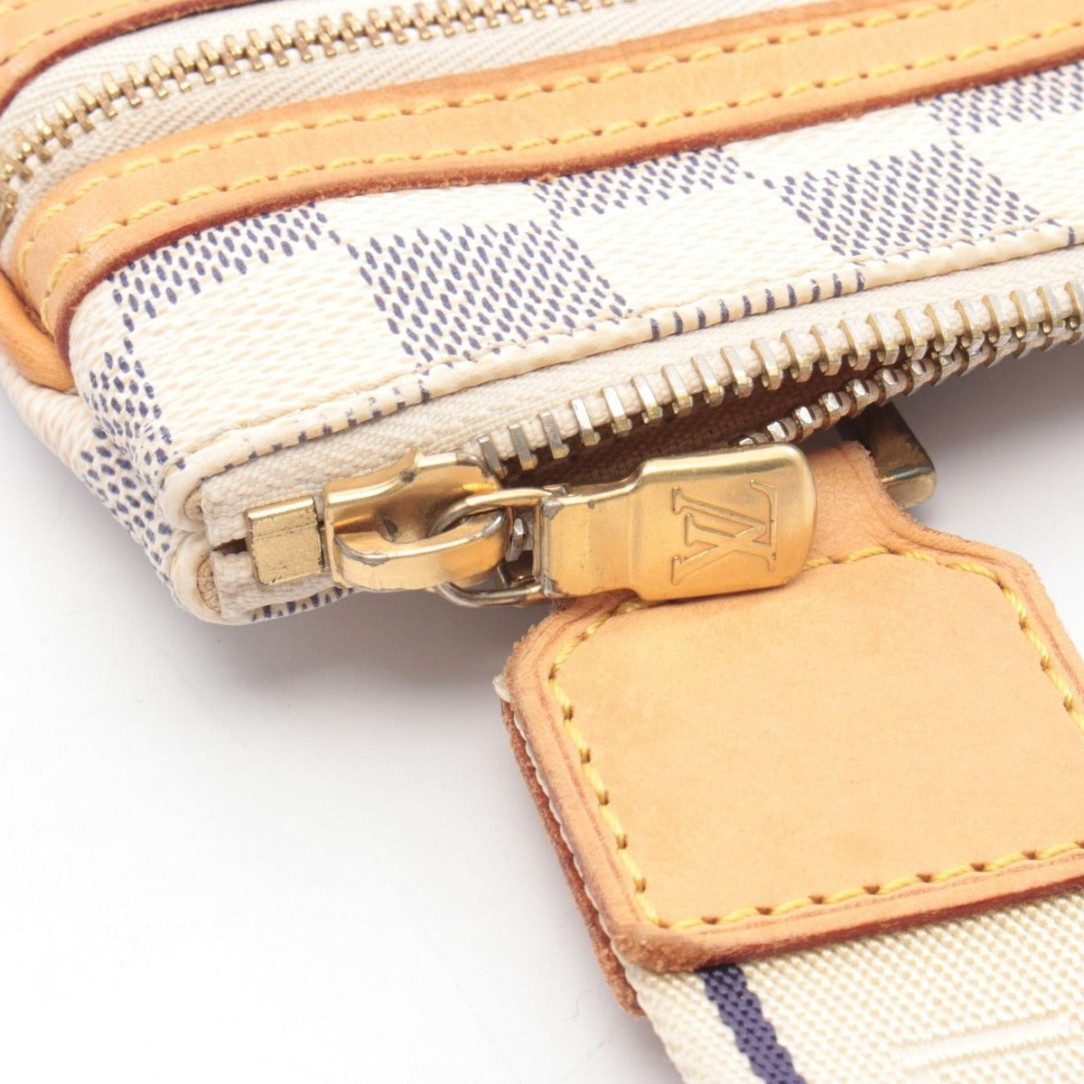 Louis Vuitton Shoulder Bag Pochette Bosfoll Canvas Leather — view 9