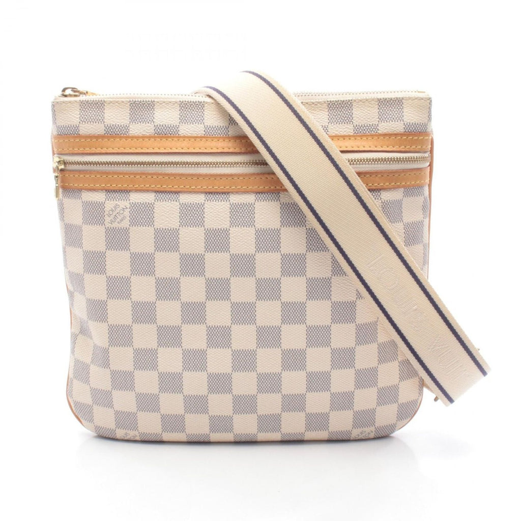 Louis Vuitton Shoulder Bag Pochette Bosfoll Canvas Leather