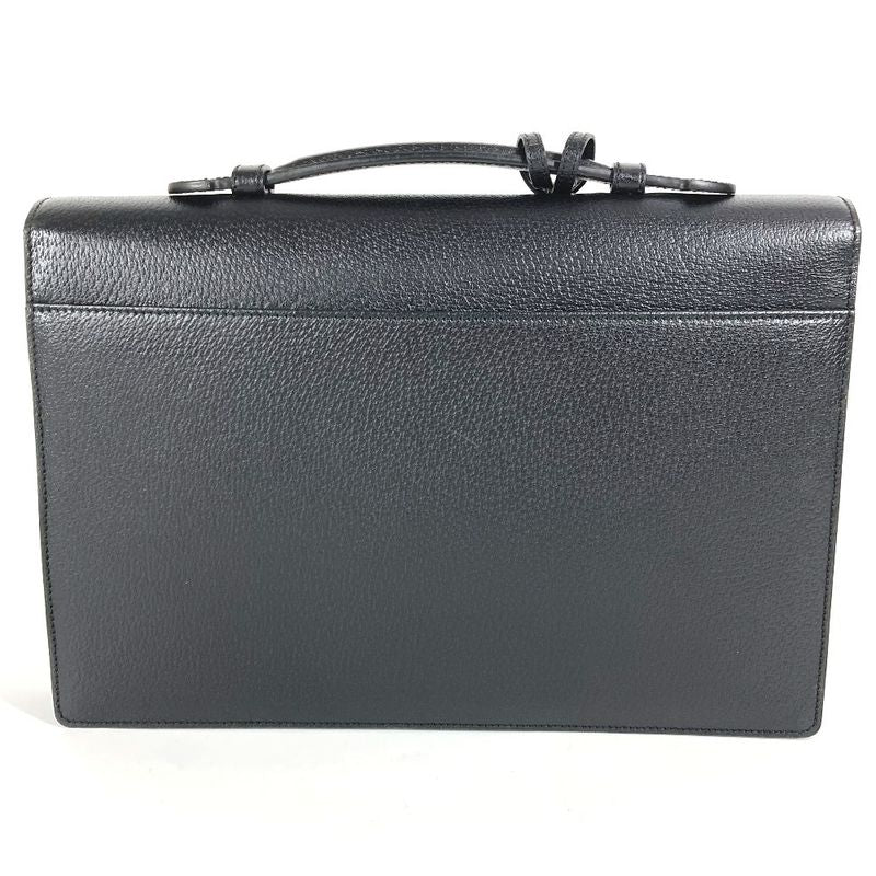 Gucci Handbag Logo Leather Black — view 2