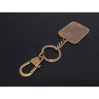 Gucci Key Holder Ring Gold Tone White Metal Bag Charm — view 3