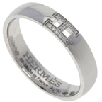Hermes Hella Cles Diamond 49 Ring 18K White Gold