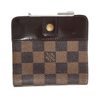 Louis Vuitton Damier Wallet With Zipped Pocket For Cards Compact