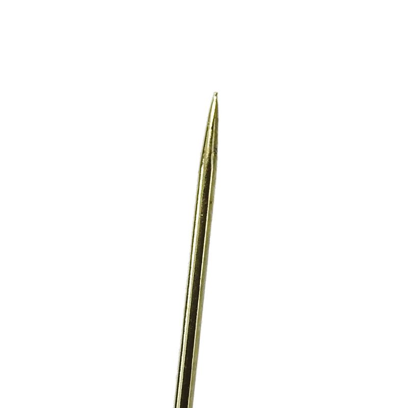 Christian Dior Brooch Metal Gold Rhinestone Plated Accessory — view 7