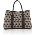 Hermes Garden Party PM Tote Towarso Ash Leather Brown Beige