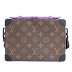 Louis Vuitton Handle Soft Trunk Monogram Macassar Brown Purple — view 5