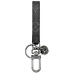 Louis Vuitton Key Holder Monogram Eclipse Porte Cles Dragonne Ring