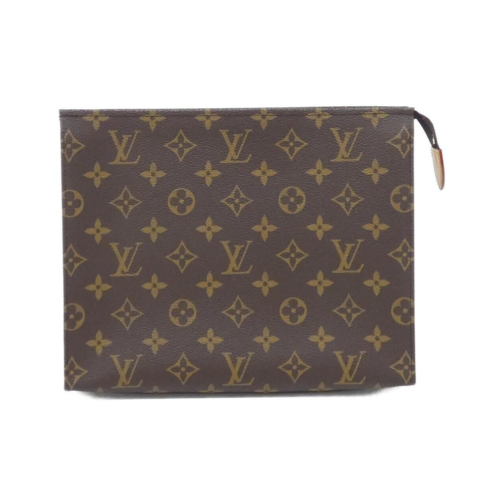 Louis Vuitton Monogram Trio Poche Toilette Pouch Brown Marron