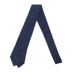 Hermes Silk Tie Petal T-02 Navy