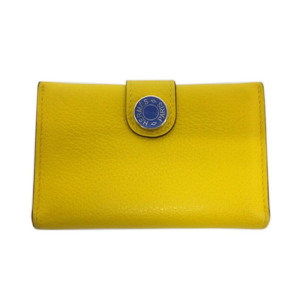 Hermes Card Case Rms Yellow Blue Manufactured Around