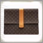 Louis Vuitton Poche Diplomat Homme Monogram Canvas Bag Clutch Document Case