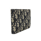 Dior Wallet Trotter Canvas Navy Silver — view 2