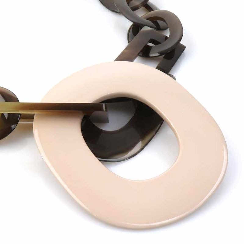 Hermes Jumbo Link Bronze Necklace