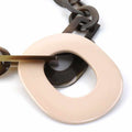 Hermes Jumbo Link Bronze Necklace