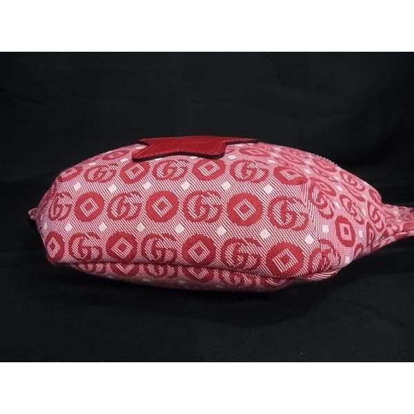 Gucci Children Sherry Line Canvas Belt Bag Red — view 4