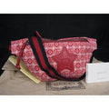Gucci Children Sherry Line Canvas Belt Bag Red