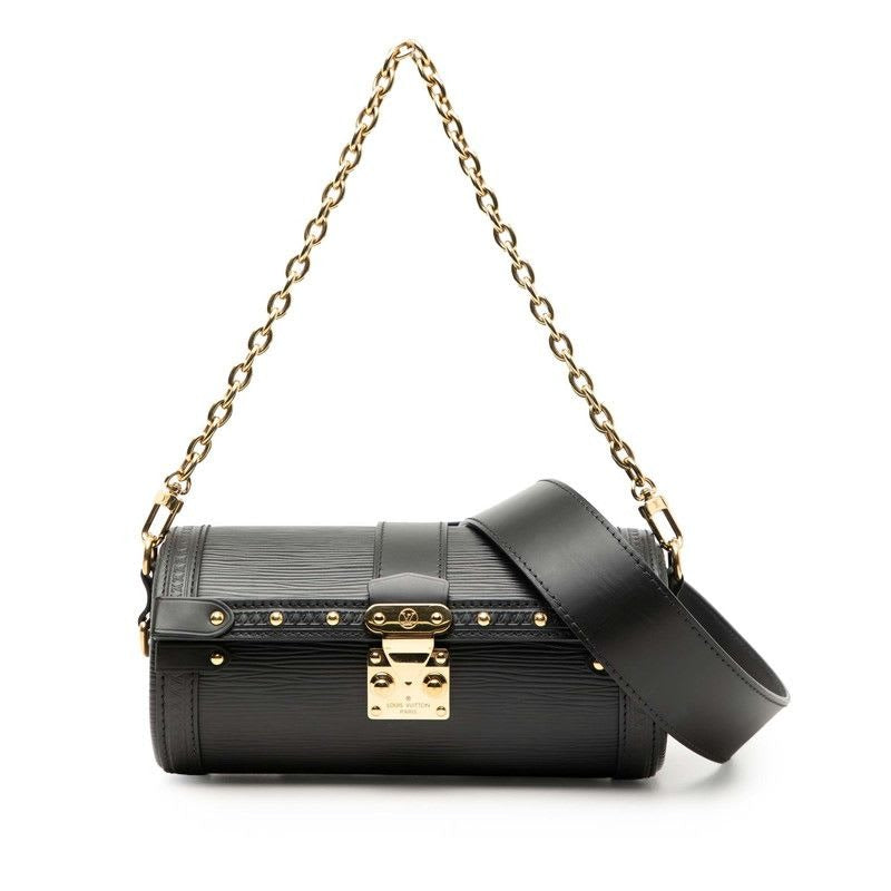 Louis Vuitton Epi Papillon Trunk Chain Shoulder Bag 2-Way Noir — view 2
