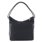 Gucci Leather Canvas Shoulder Bag Hand Black