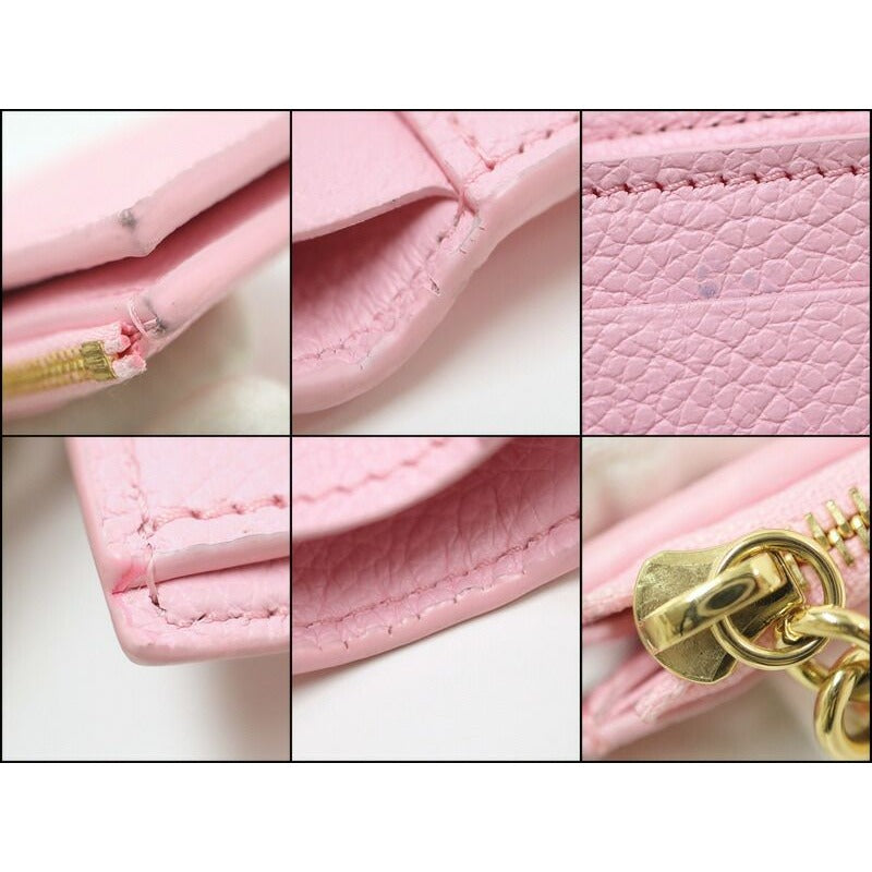 Louis Vuitton Portefeuille Lisa Monogram Empreinte Cotton Candy Pink — view 7