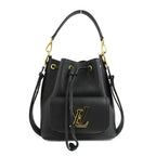 Louis Vuitton Lockme Bucket NV Shoulder Bag 2-Way Black