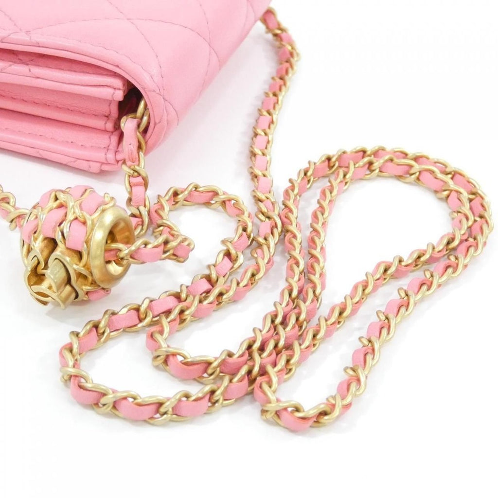 Chanel Chain Clutch Pink Mat — view 5