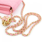 Chanel Chain Clutch Pink Mat — view 5