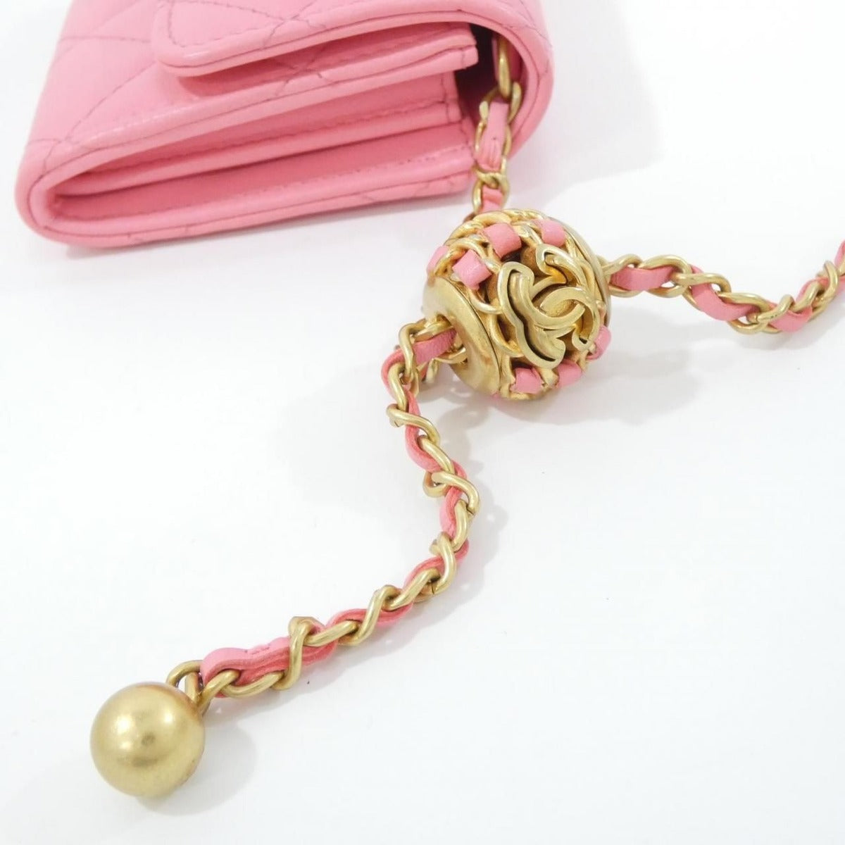 Chanel Chain Clutch Pink Mat — view 6