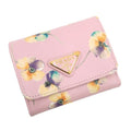 Prada Saffiano Triangle Wallet
