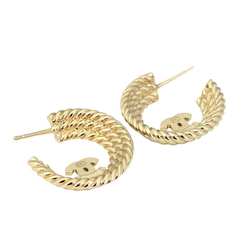 Chanel Hoop Earrings — view 5