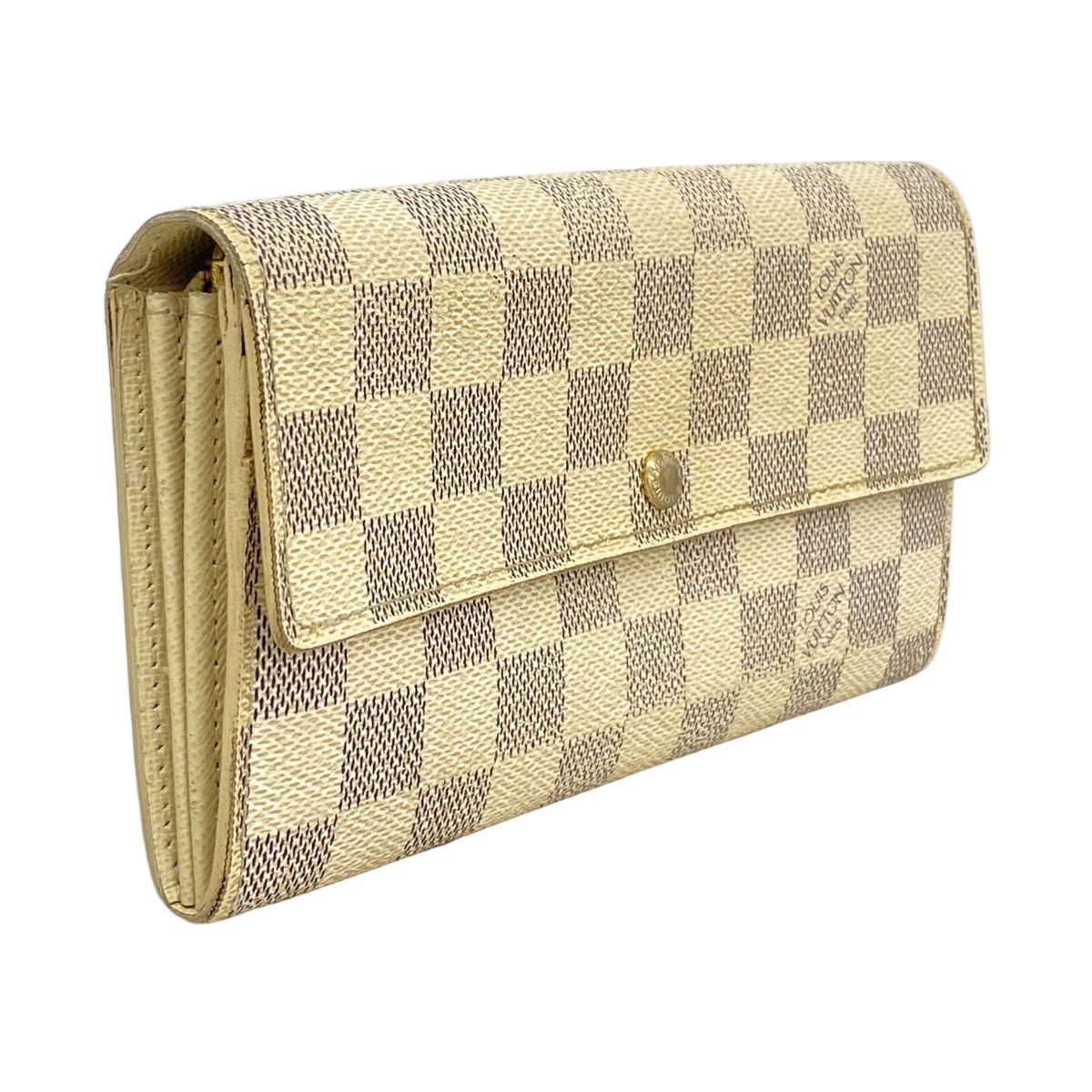 Louis Vuitton Wallet Damier Azur Portefeuille Sarah White — view 2