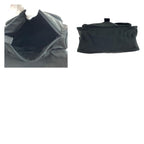 Prada Tessuto Triangle Logo Plate Black Silver Hardware Nylon Bt0173 — view 9
