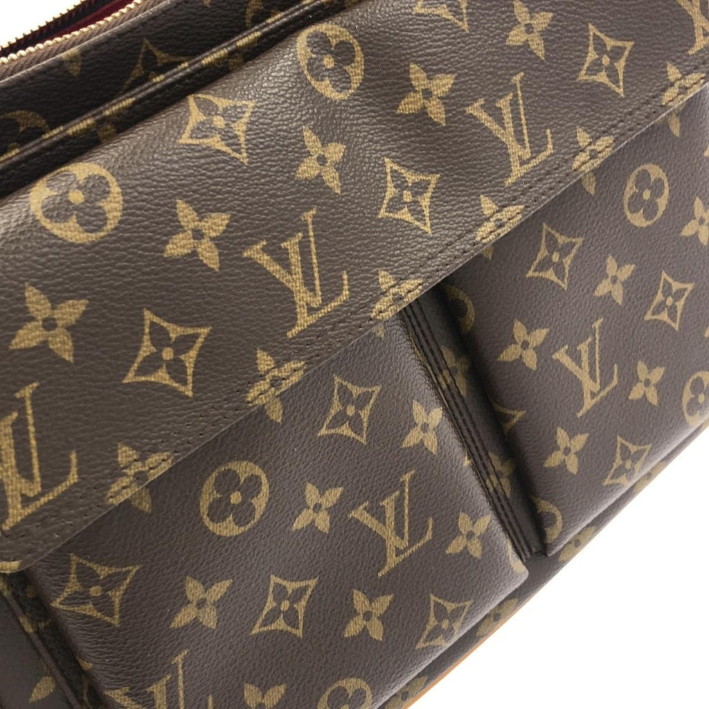 Louis Vuitton Monogram Viva-Cite GM Shoulder Bag Brown Marron — view 6