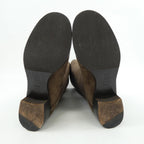 Chanel Long Boots Suede Brown — view 4