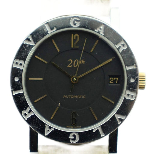 Bvlgari Watch Automatic Back Skeleton Black Dial Limited Aa Mq Oh