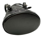 Louis Vuitton Monogram Satin Little Bucket Handbag Noir — view 4