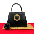Celine Circle Logo Hardware Calf Leather